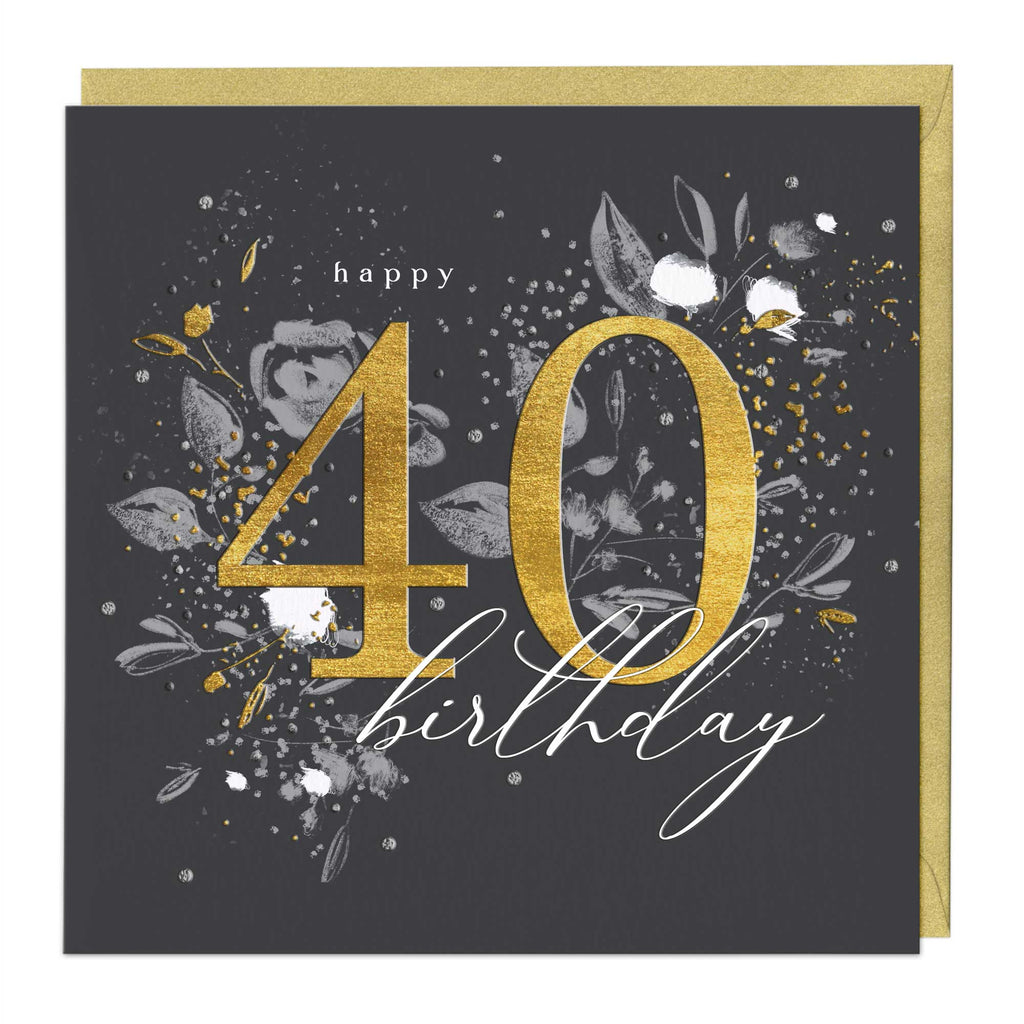 Regal Publishing Modern Milestone Age Happy Birthday Card 40Th - 8 X 6 - View #9
