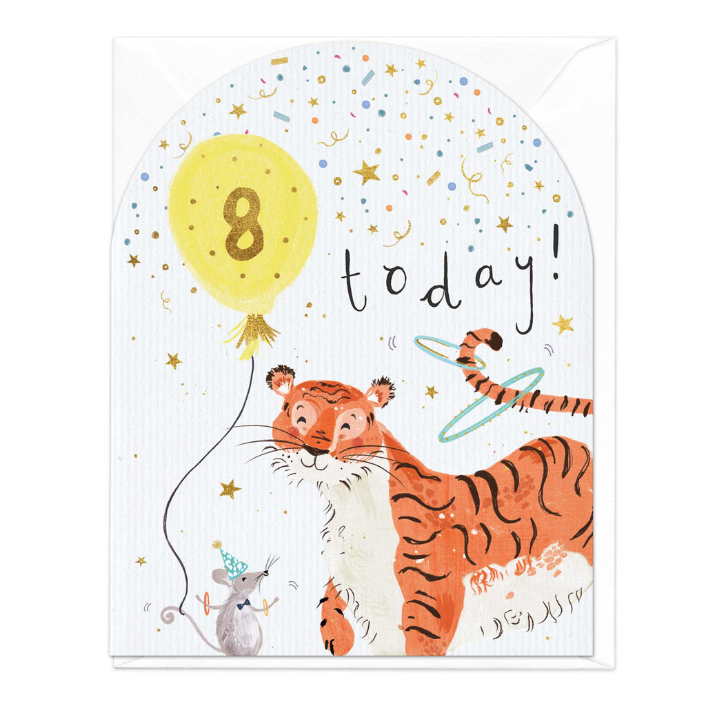 PERSONALISABLE 8th Birthday Card 8 Today Have A Roarsome