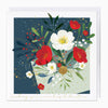 XA010 - Berry & Rose Letter Christmas Card