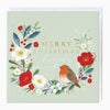 XA011 - Berry & Robin Wreath Christmas Card