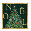 XA067 - Green & Gold Noel Christmas Card