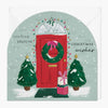 XA079 - Festive Doorway Christmas Card