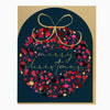 XA006 - Bursting Berry Bauble Christmas Card