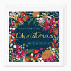 XA087 - Pinecones & Berries Wreath Christmas Card