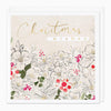 XA090 - Snowy Floral Field Christmas Card