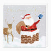 XA167 - Waving Santa Christmas Card