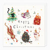 XA187 - Mischievous Kitties Christmas Card