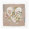 XA111 - With Love Snowdrop Heart Christmas Card