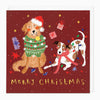 XA177 - Playful Pups Christmas Card