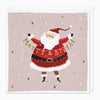 XA164 - Santa Garland Christmas Card