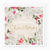 XA088 - Snowy Florals Christmas Card
