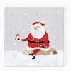 XA168 - Santa & Robin Christmas Card