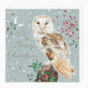 XA242 - Owl & Berries Christmas Card
