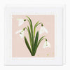 XA093 - Simplistic Snowdrops Christmas Card