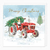 XA194 - Tractor Tree Christmas Card