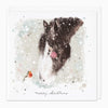 XA262 - Rosy Horse & Robin Christmas Card