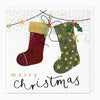 XA156 - Festive Stockings Christmas Card