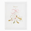 XA281 - Delicate Mistletoe Christmas Card