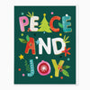 XA273 - Peace & Joy Christmas Card