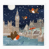 XA306 - Big Ben Robins Christmas Card