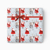 CWP004 - Santa & Reindeers Christmas Wrapping Paper