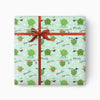 CWP032 - Muscle Sprouts Christmas Wrapping Paper