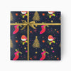 CWP037 - Modern Robin Christmas Wrapping Paper