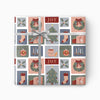 CWP042 - Patchwork Christmas Wrapping Paper