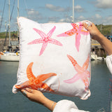 Cushion-WCU33 - Seagrass Starfish Cushion-Whistlefish