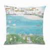 Cushion-WCU44 - Hannah Cole Westie watching St Ives Cushion-Hannah Cole