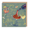 E578 - Prosecco and Wine Birthday Card