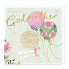 E587 - Flowers and Balloons Godmother Card