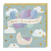 E695 - New Grandparents Balloons and Basket Card