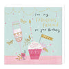 E701 - Fabulous Friend Cupcake Birthday Card