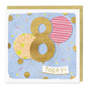 E715 - 8th Balloon Birthday card