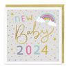 E721 - Rainbow New Baby 2024 Card