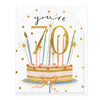 E779 - You're 70 Birthday Cake card