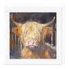 F010 - Highland Cow Art Card