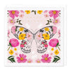 F030 - Pink Floral Butterfly Birthday Card