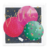 F034 - Patterned Balloons Birthday Card