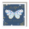 F039 - Floral Butterfly Birthday Card