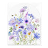 F095 - Scabious And Cornflowers Art Card