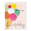 F221 - Ice Cream Cone Birthday Card