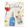 F224 - Fizzy Birthday Toast Card