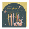 F274 - Daughter In Law Candles Birthday Arch Card