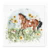 F433 - Horse In Sunflowers Art Card