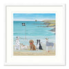 Framed Print-HC357F - Man's Best Friend Small Framed Print-Hannah Cole