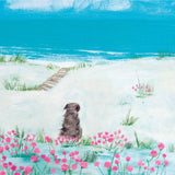Framed Print-HC360F - Sea Pinks Framed Print-Hannah Cole