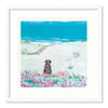 Framed Print-HC360F - Sea Pinks Framed Print-Hannah Cole