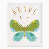 G081 - Thoughtful Butterfly Brave Card